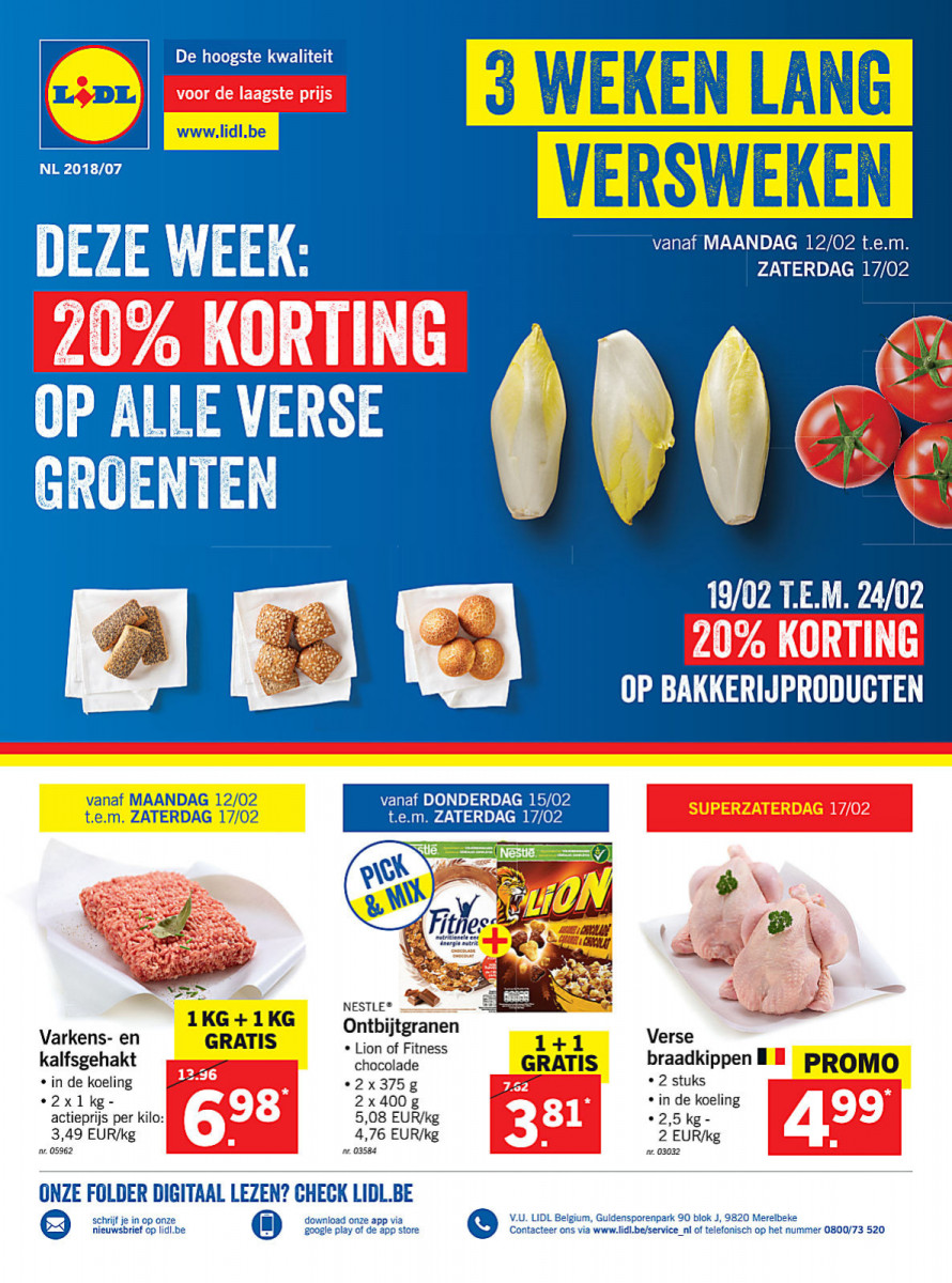 Lidl Folder Week 07 – geldig van 12.02.2018 tot 17.02.2018